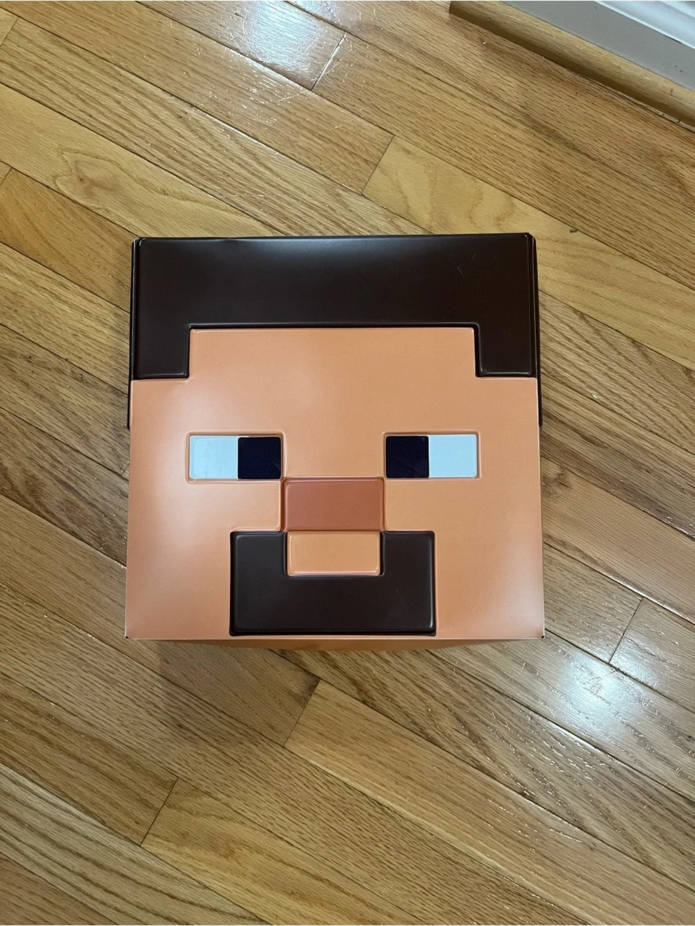 Official Minecraft Steve Costume set with mask and diamond swords - child size